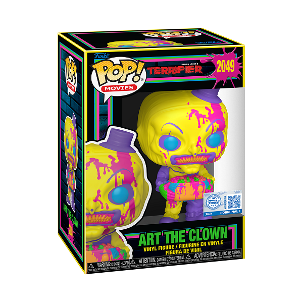 *Pre-order* Terrifier - Art w/Decapitated Head (Blacklight) Pop! Vinyl (ETA June) - Gametraders Modbury Heights