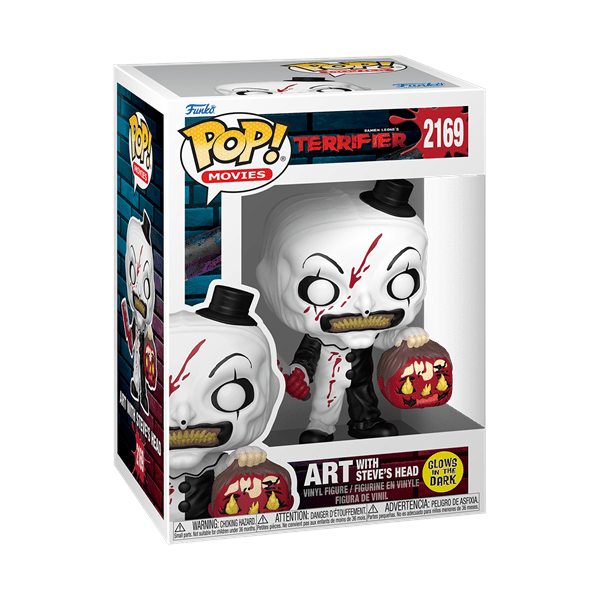 *Pre-order* Terrifier - Art w/Head Glow Pop! Vinyl (ETA October) - Gametraders Modbury Heights