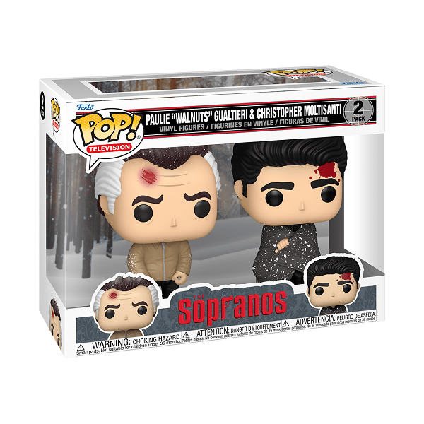 *Pre - order* The Sopranos - Paulie & Christopher Pop! Vinyl 2PK (ETA April) - Gametraders Modbury Heights