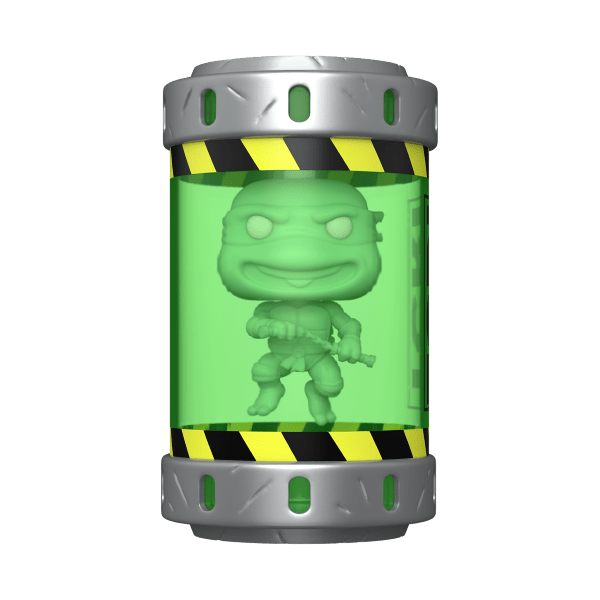 *Pre-order* TMNT - Michelangelo Ooze Canister UV Glow Pop! Vinyl (ETA November) - Gametraders Modbury Heights