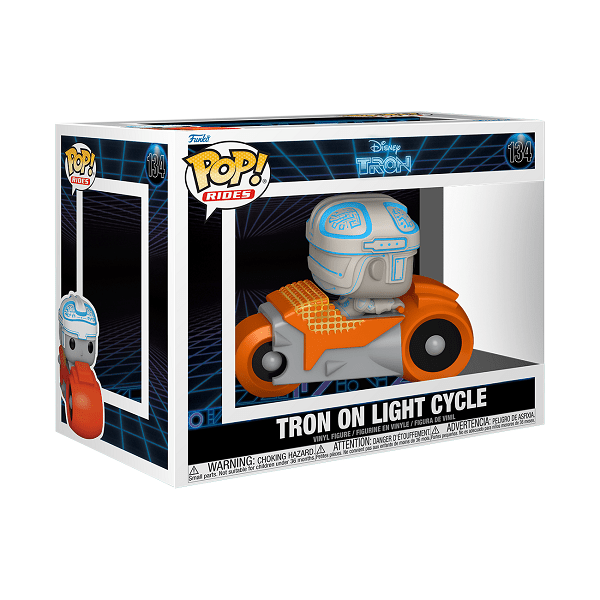 *Pre - order* Tron (1982) - Tron w/Cycle Pop! Ride (ETA July) - Gametraders Modbury Heights