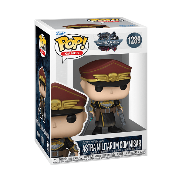 *Pre-order* Warhammer 40K - Astra Militarum Commissar Pop! Vinyl (ETA July) - Gametraders Modbury Heights