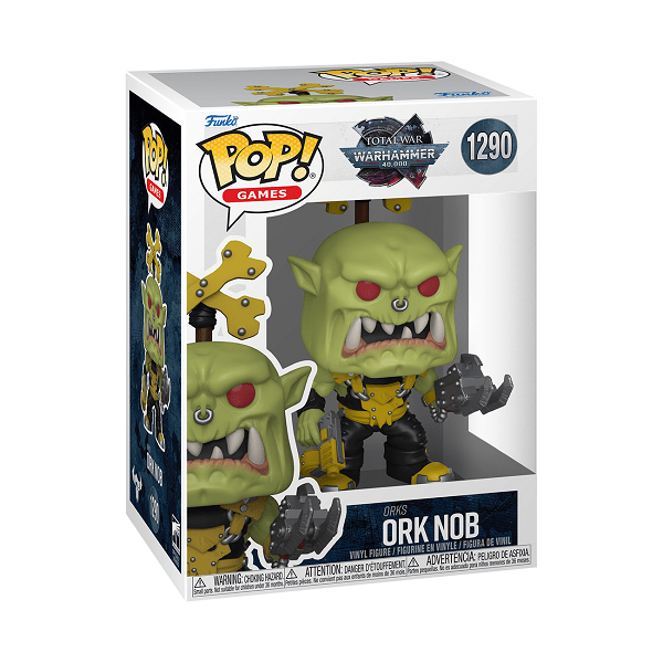 *Pre-order* Warhammer 40K - Ork Nob Pop! Vinyl (ETA July) - Gametraders Modbury Heights
