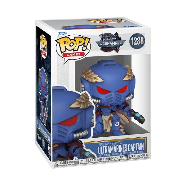 *Pre-order* Warhammer 40K - Ultramarines Captain Pop! Vinyl (ETA July) - Gametraders Modbury Heights