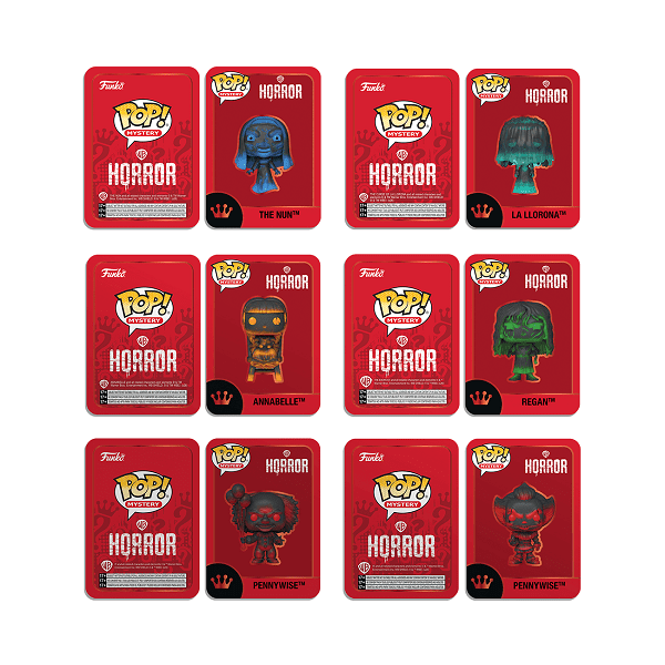 *Pre-order* Warner Bros: Horror – Mystery Pop! Vinyl Blind Box Assortment (Display of 6) (ETA August) - Gametraders Modbury Heights