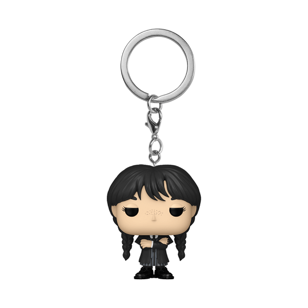 *Pre - order* Wednesday (TV) - Wednesday Addams (Coat) Pop! Keychain (ETA August) - Gametraders Modbury Heights