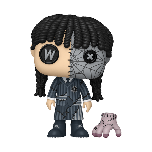 *Pre-order* Wednesday (TV) - Wednesday & Thing Patchwork Pop! Vinyl (ETA August) - Gametraders Modbury Heights