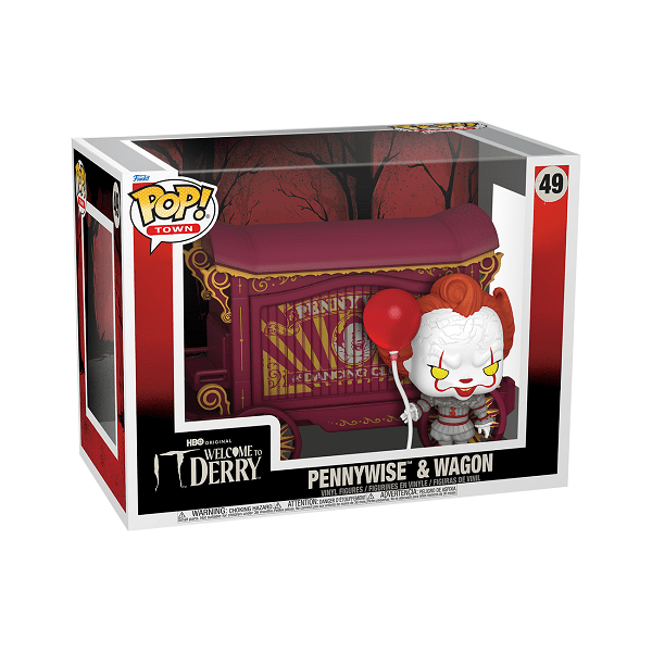 *Pre - order* Welcome to Derry - Pennywise & Wagon Pop! Town (ETA September) - Gametraders Modbury Heights