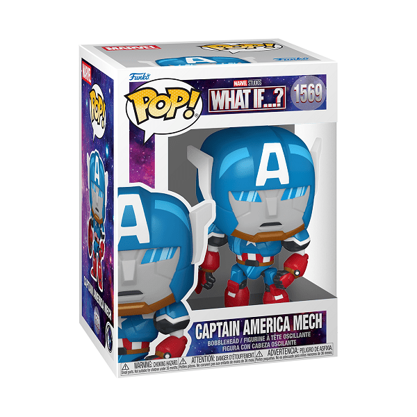 *Pre - order* What If - Captain America Mech Pop! Vinyl (ETA September) - Gametraders Modbury Heights