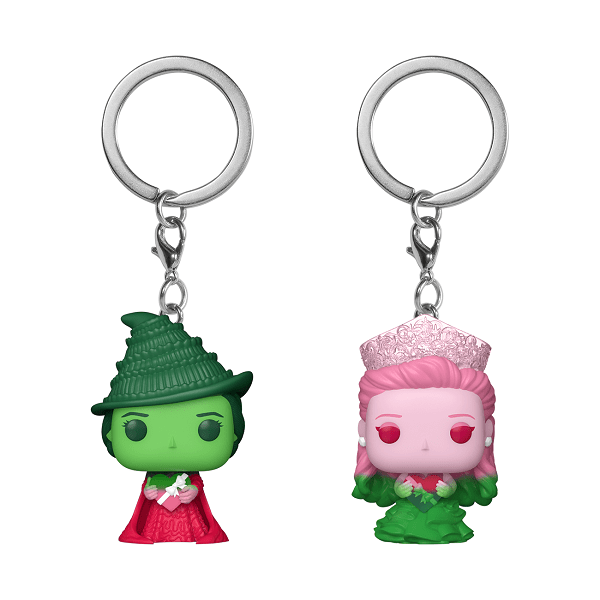 *Pre - order* Wicked (2024) - Glinda & Elphaba (Ombre) Pop! Keychain 2PK (ETA November) - Gametraders Modbury Heights