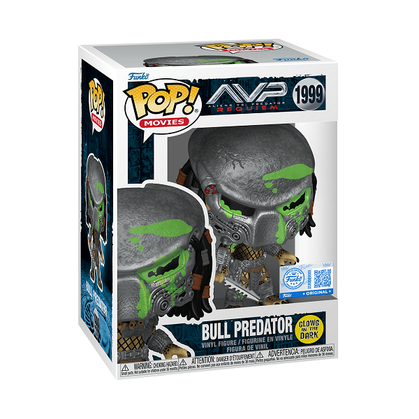 Predator - Bull Predator (Battle Damaged/Glow) Pop! Vinyl - Gametraders Modbury Heights