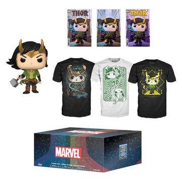 PX Previews Marvel Loki Exclusive Mystery Funko Pop! & Large Tee Bundle - Gametraders Modbury Heights