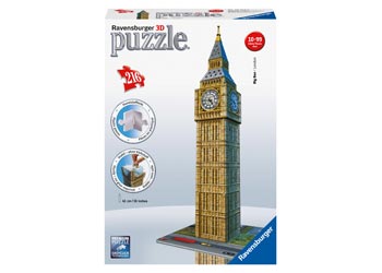 Ravensburger - Big Ben 3D Jigsaw Puzzle 216 Pieces - Gametraders Modbury Heights