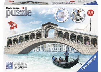 Ravensburger - Venice's Rialto Bridge 3D Jigsaw Puzzle 216 Pieces - Gametraders Modbury Heights