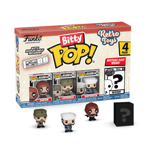 Retro Toys - GI Joe Bitty Pop! Vinyl 4PK - Gametraders Modbury Heights