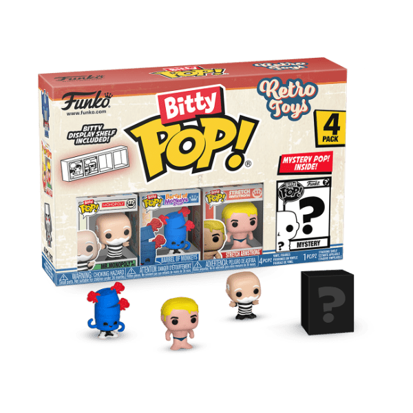 Retro Toys - Mr. Monopoly Bitty Pop! Vinyl 4PK - Gametraders Modbury Heights