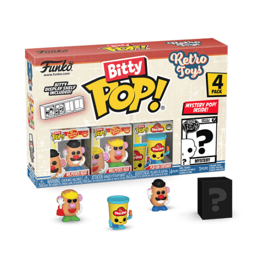 Retro Toys - Mr. Potato Head Bitty Pop! Vinyl 4PK - Gametraders Modbury Heights