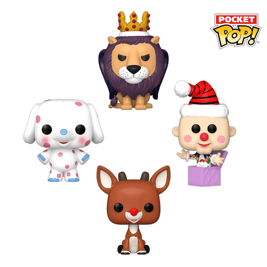 Rudolph - Holiday Tree Box Pocket Pop! Vinyl 4PK - Gametraders Modbury Heights