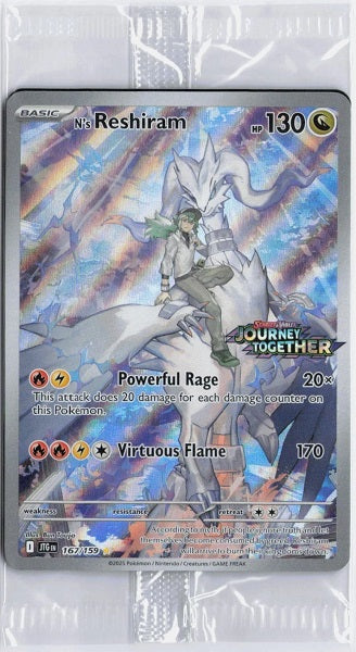 Pokemon TCG: 167/159 N's Reshiram - (Journey Together Stamped) Sealed