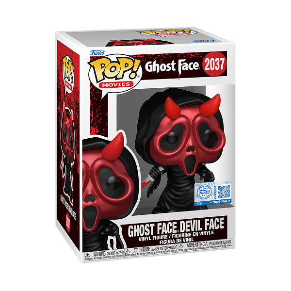 Scream - Ghostface Devil Face Metallic Pop! Vinyl - Gametraders Modbury Heights