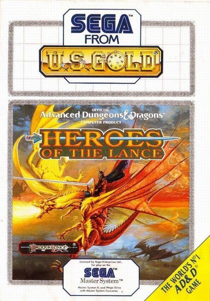 Heroes Of The Lance Master System