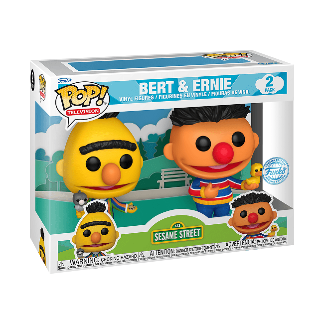 Sesame Street - Bert & Ernie Pop! Vinyl 2PK - Gametraders Modbury Heights