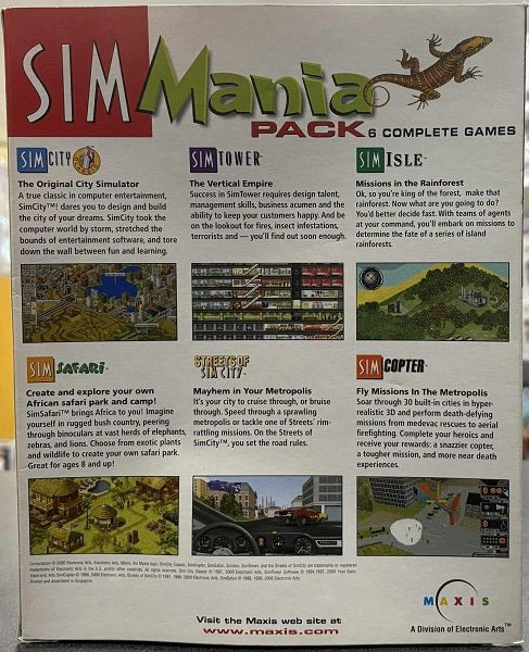 Sim Mania Pack Big Box PC - Gametraders Modbury Heights