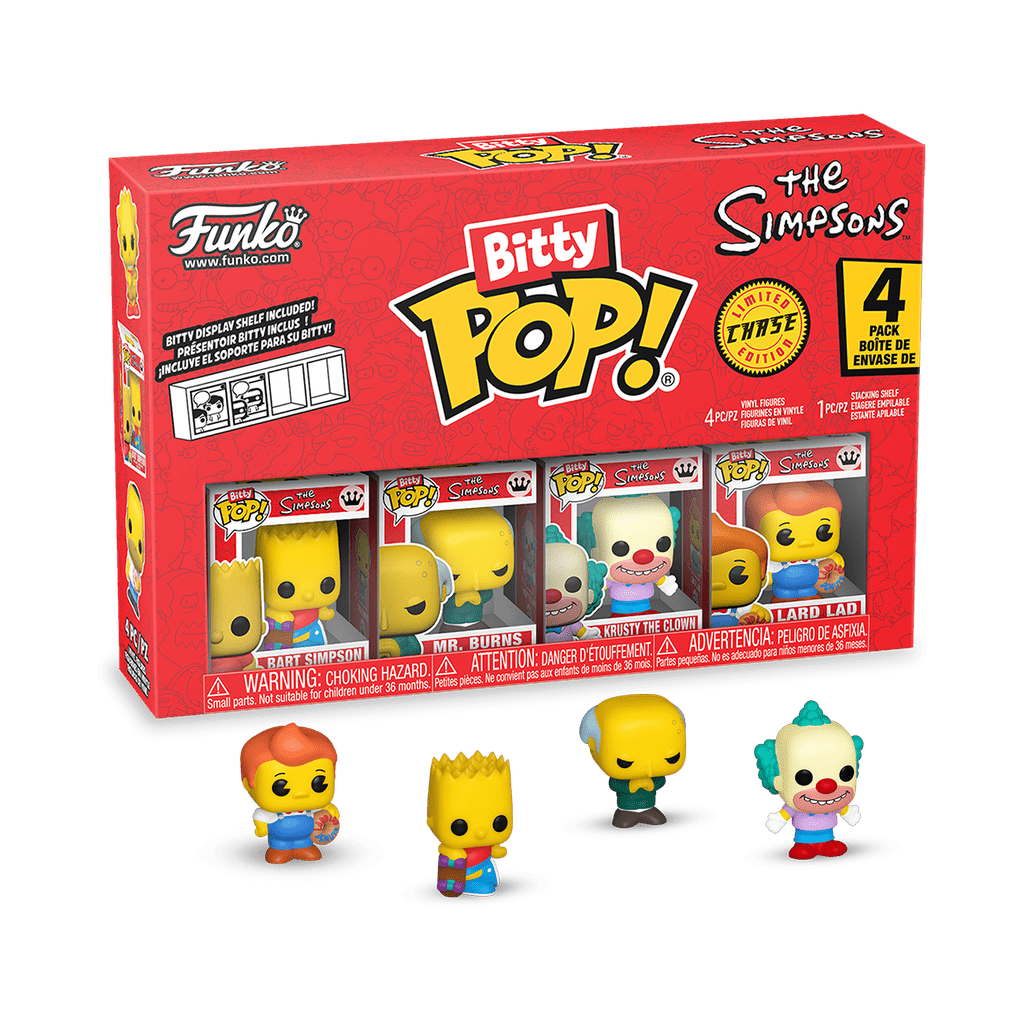 Simpsons - Bart Bitty Pop! Vinyl 4PK - Gametraders Modbury Heights
