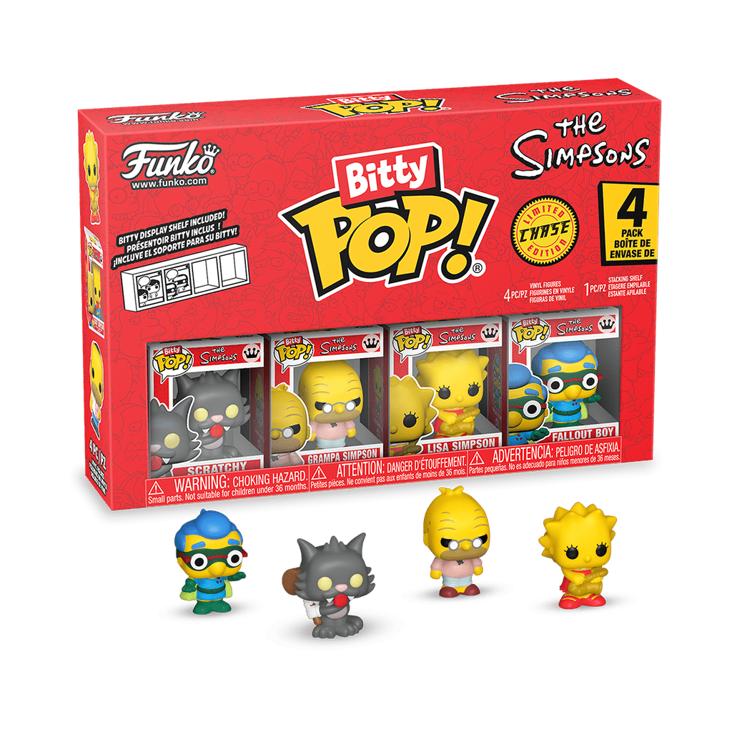 Simpsons - Scratchy Bitty Pop! Vinyl 4PK - Gametraders Modbury Heights