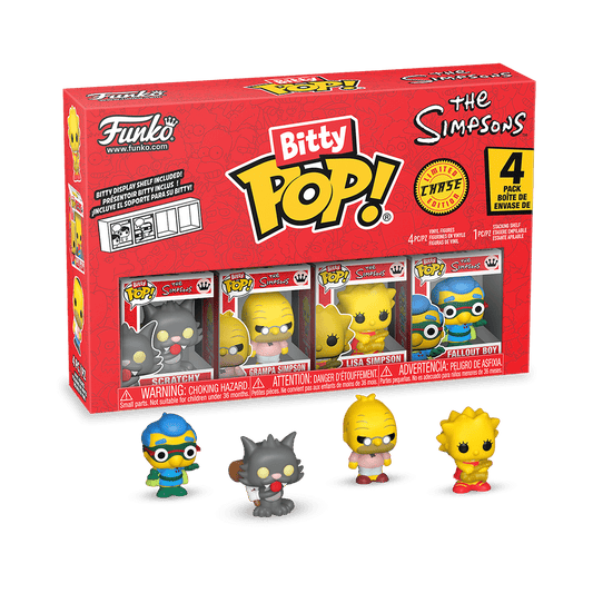 Simpsons - Scratchy Bitty Pop! Vinyl 4PK - Gametraders Modbury Heights