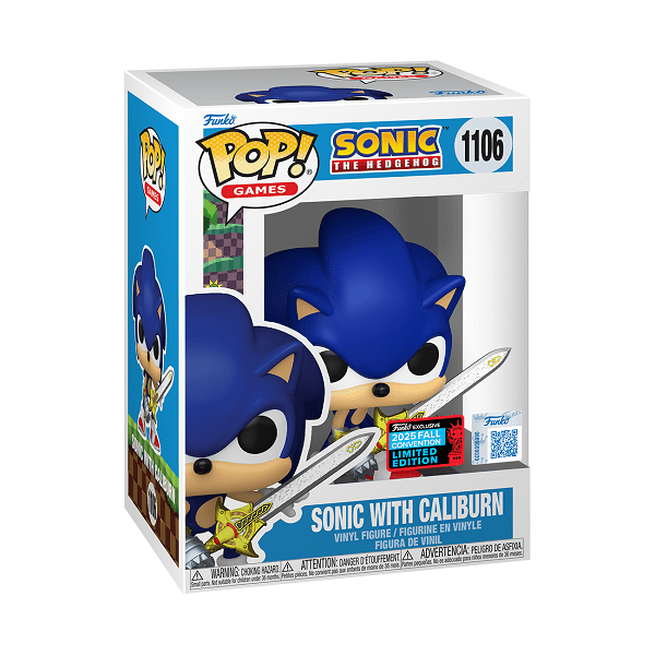 Sonic - Sonic with Caliburn NY25 Pop! Vinyl - Gametraders Modbury Heights