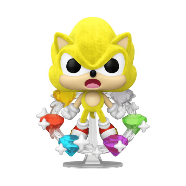 Sonic - Super Sonic w/ Emeralds FL Pop! Vinyl - Gametraders Modbury Heights
