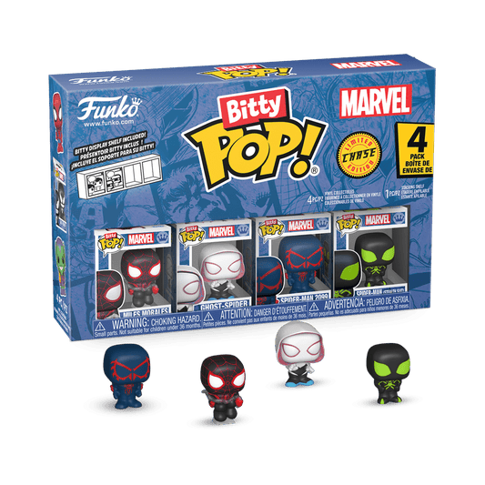 Spider - Man - Miles Morales Bitty Pop! Vinyl 4PK - Gametraders Modbury Heights