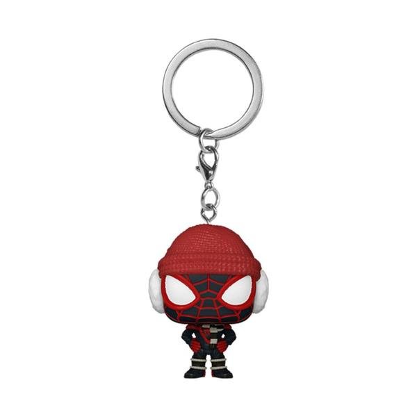 Spider - Man: Miles Morales - Winter Miles US Exclusive Pop! Vinyl Keychain - Gametraders Modbury Heights