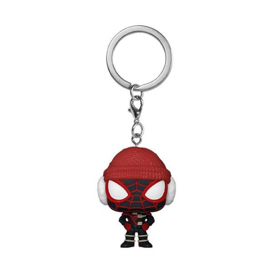 Spider - Man: Miles Morales - Winter Miles US Exclusive Pop! Vinyl Keychain - Gametraders Modbury Heights