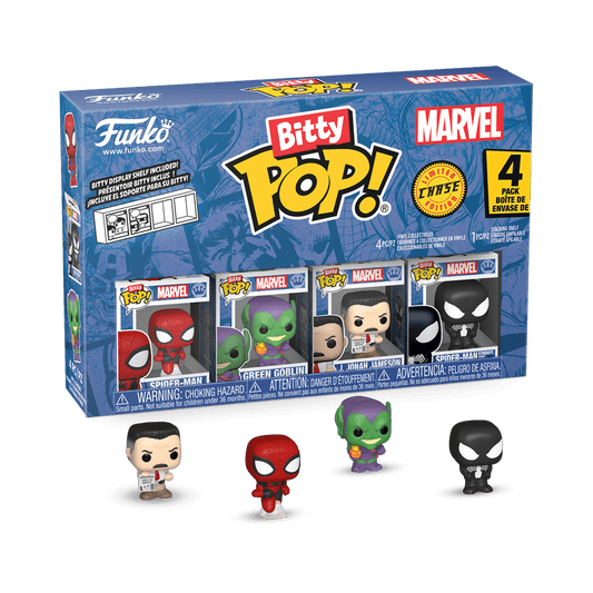 Spider - Man - Spider - Man Bitty Pop! Vinyl 4PK - Gametraders Modbury Heights