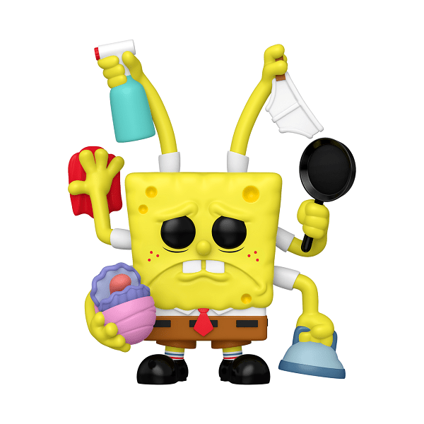 SpongeBob - SpongeBob Cleaning (Six Arms) SDCC 2025 EXC Pop! Premium - Gametraders Modbury Heights