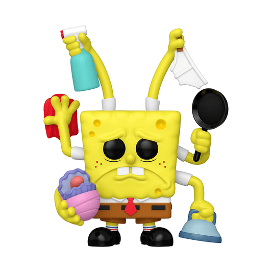SpongeBob - SpongeBob Cleaning (Six Arms) SDCC 2025 EXC Pop! Premium - Gametraders Modbury Heights