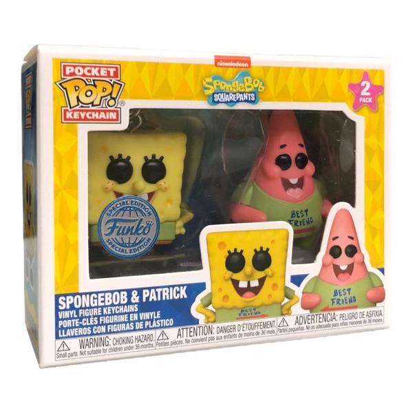 SpongeBob Squarepants - Best Friends US Exclusive Pop! Vinyl Keychain 2 - Pack - Gametraders Modbury Heights