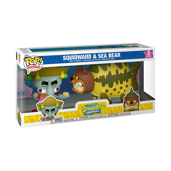 Spongebob - Squidward & Sea Bear Pop! Vinyl 2PK - Gametraders Modbury Heights