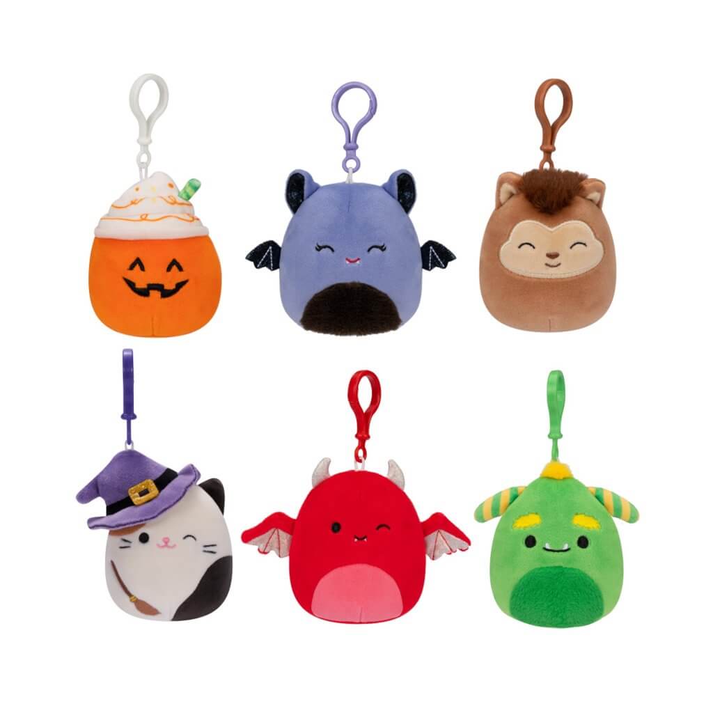 Squishmallows 3.5" Clip - Ons Halloween Assortment - Gametraders Modbury Heights