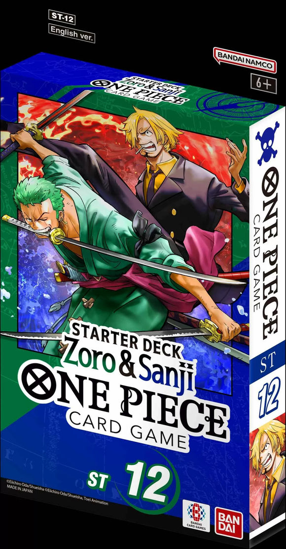 One Piece Card Game Zoro and Sanji Starter Deck (ST-12) Starter Deck