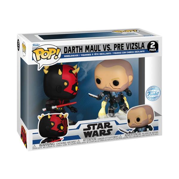 Star Wars: Clone Wars - Darth Maul Vs Pre Vizsla Pop! Vinyl 2 - Pack - Gametraders Modbury Heights