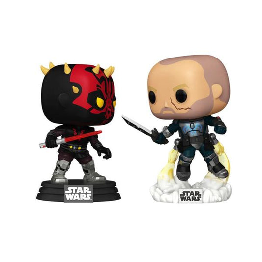 Star Wars: Clone Wars - Darth Maul Vs Pre Vizsla Pop! Vinyl 2 - Pack - Gametraders Modbury Heights