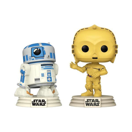 Star Wars: D100 - R2 - D2 & C - 3PO Retro Reimagined US Exclusive Pop! Vinyl 2 - Pack - Gametraders Modbury Heights