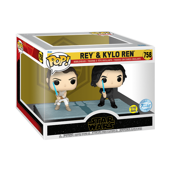 Star Wars - Kylo & Rey Glow Pop! Vinyl Moment - Gametraders Modbury Heights