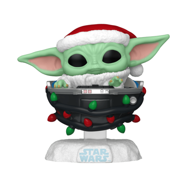 Star Wars: Mandolorian - Grogu Pram Holiday Pop! Vinyl - Gametraders Modbury Heights