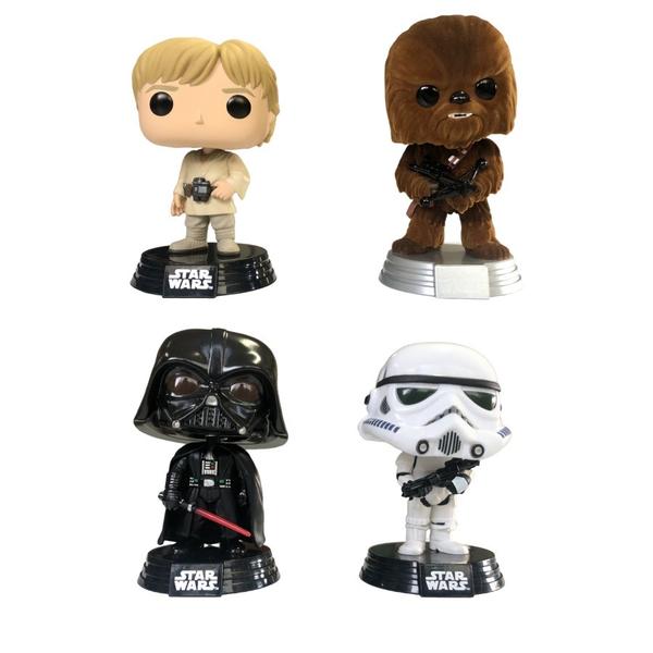 Star Wars - New Classics Exclusive Pop! Vinyl 4 - Pack - Gametraders Modbury Heights