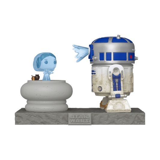 Star Wars - R2D2 w/Leia Hologram Pop! Vinyl Deluxe - Gametraders Modbury Heights