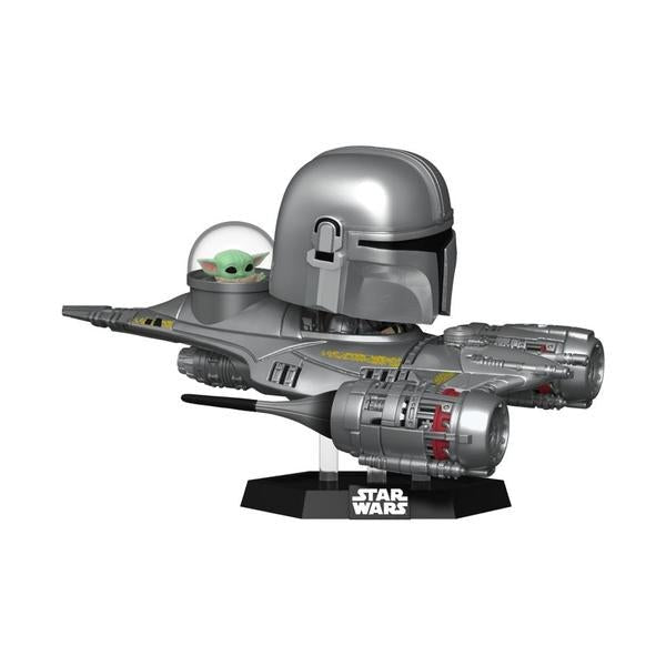 Star Wars - The Mandalorian and Grogu in N1 Starfighter US Exclusive Pop! Vinyl Ride - Gametraders Modbury Heights